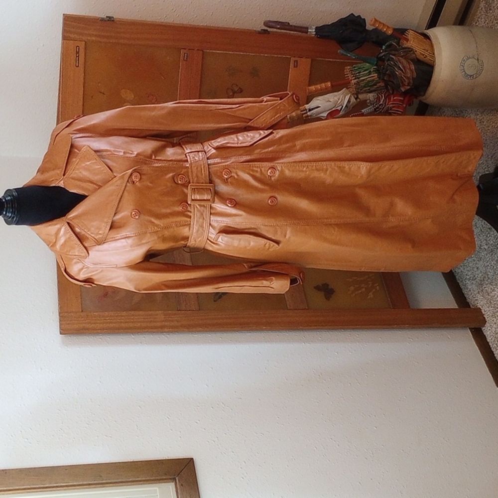VTG HP Mod Squad Belted Leather Jacket